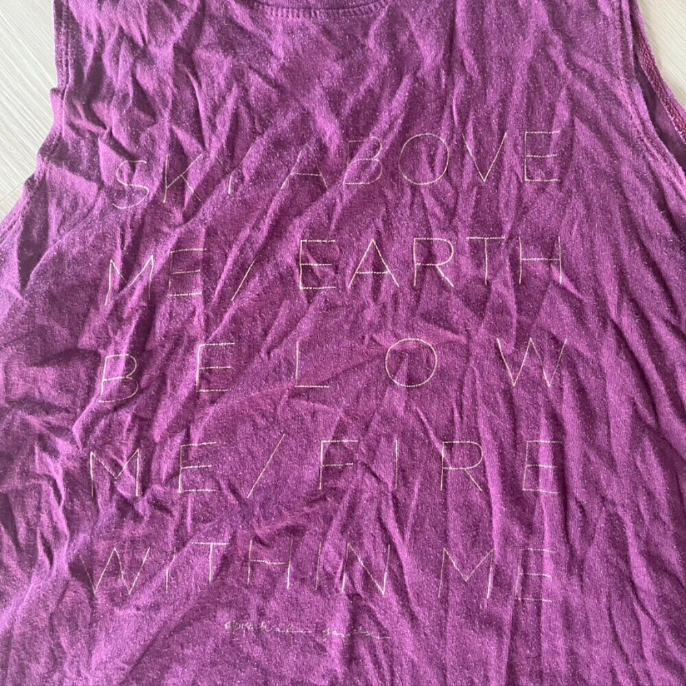 ** Spiritual Gangster Sky Above Me Tank Workout Tank Medium - Picture 5 of 8